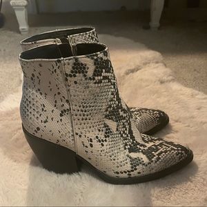 Steve Madden Snakeskin Boots
